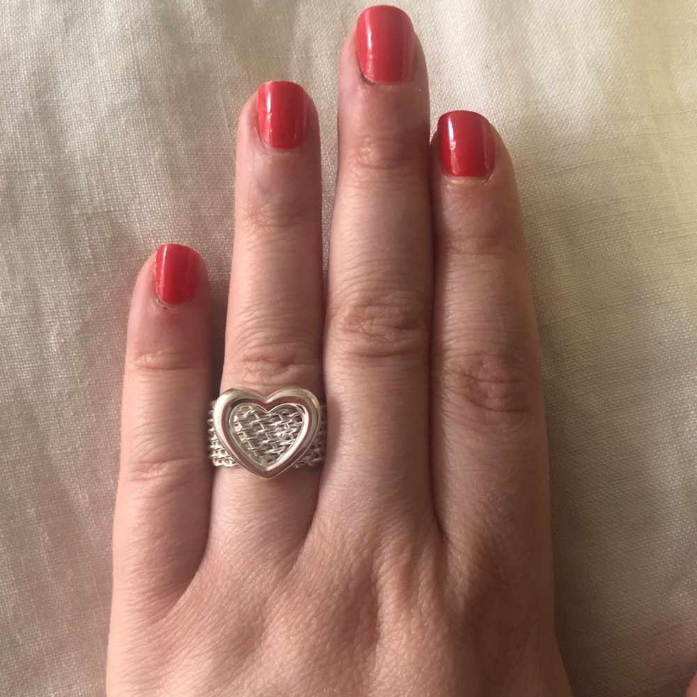 Silver 925 Ring with Heart - Picture 2 of 3
